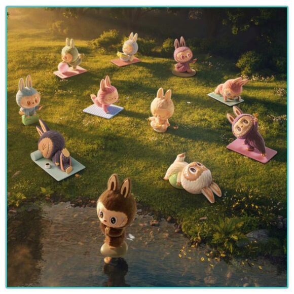 The Monsters Lazy Yoga Series Figurine - Zone Out - Picture 5 of 11